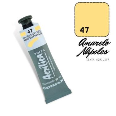 Imagem de Tinta Acrílica 37ml 047 Amarelo Nápoles Corfix