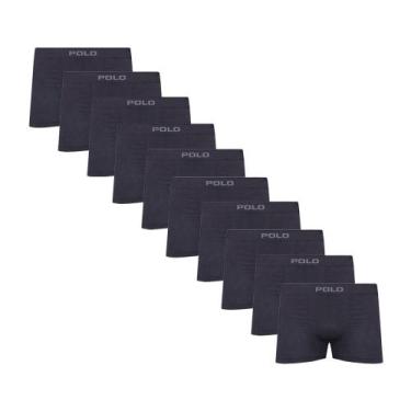 Imagem de Kit C/10 Cuecas Boxer Polo 781 Algodão Sem Costura - Sortido - POLO ST