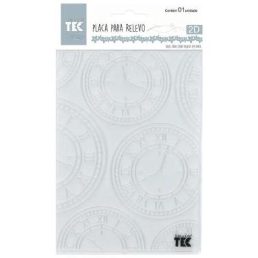 Imagem de Pl Relevo 2d Ppr013 127x177mm Relogio Vi Toke e Crie