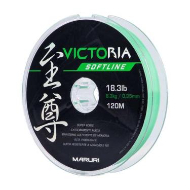 Imagem de Linha De Monofilamento Victoria Softline 120m - Maruri, 0,40mm, Verde