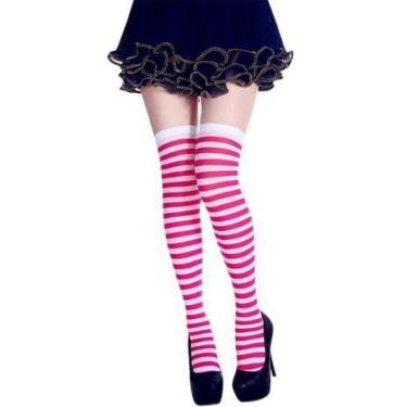 Imagem de Meia Calça 7/8 Listrada Cosplay - Fantasias do O, Único
