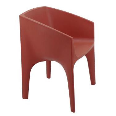 Imagem de Poltrona Tramontina Paco Polietileno Laranja Caqui