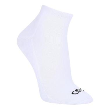 Imagem de Meia Olympikus Cano Curto Masculina, Branco, 39/44