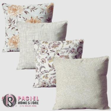 Imagem de Kit Com 4 Capas de almofada Belize 40cmx40cm - PAGIEL HOMESTORE