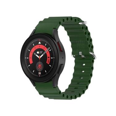 Imagem de Pulseira ondulada para smartwatch Galaxy Watch 5 pro 45mm - TECH KIING
