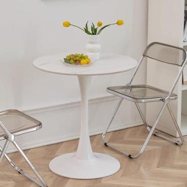 Imagem de Mesa de bistrô moderna mesa de bar de coquetel, mesa de jantar redonda para café da manhã, mesa de reunião, mesa lateral