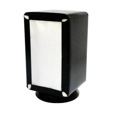 Imagem de Porta Guardanapo TV Aço Pintado - Preto - 9cm x 17cm - Globo