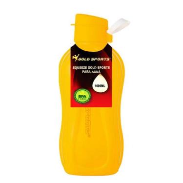 Imagem de Garrafa Squeeze Plástica Gold Sports Resistente II - BPA- FREE  - 2000