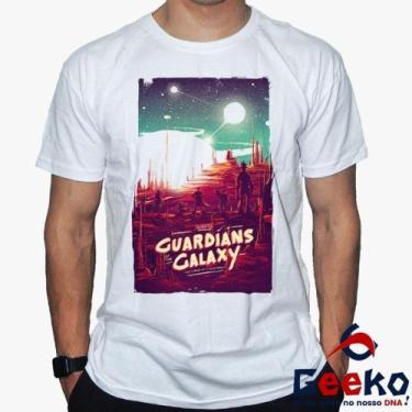 Imagem de Camiseta Guardiões da Galáxia 100% Algodão  Guardians of The Galaxy Ge