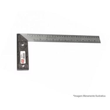 Imagem de Esquadro Max Cabo Plastico 10equot 25Cm 91010