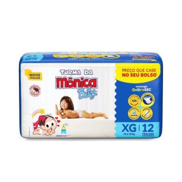 Imagem de Fralda turma da monica jumbinho xg c/12 - Turma da Mônica