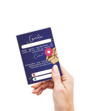 Imagem de Mini folheto Agradecimento pela compra, mimo cliente, tag   Variados -