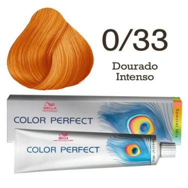 Imagem de Coloração Color Perfect 0/33 Dourado Intenso  Wella - Wella Profession