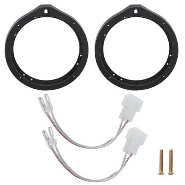 Imagem de Adaptador de montagem de alto-falante de porta traseira para carro de lobo vermelho de 16,5 cm/17 cm para Honda Civic Accord CRV 2008-2020, Acura 2004-2019, 1 par