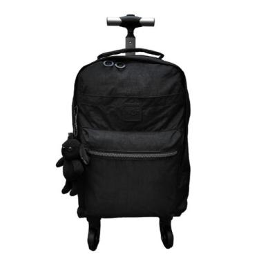 Imagem de Mochila Escolar Juvenil com Rodinhas 360º Crinkle Yng2Be - Luxcel, Pre