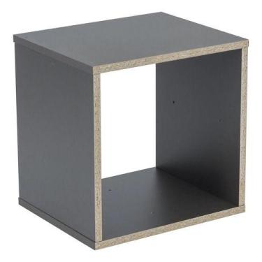 Imagem de Nicho De Madeira Rústica - Estilo Industrial - 30x30x20 Cm - Spaceo, C