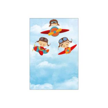 Imagem de Painel De Festa Vertical 1,50 x 2,20 - Aviadores Cute 003 - Via Cores