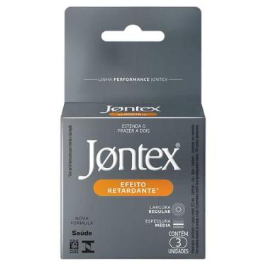 Imagem de 3 Camisinhas Jontex Efeito Retardante Preservativo