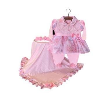 Imagem de Saida maternidade princesa das borboletas - PEQUENO ANJO, Rosa, RN