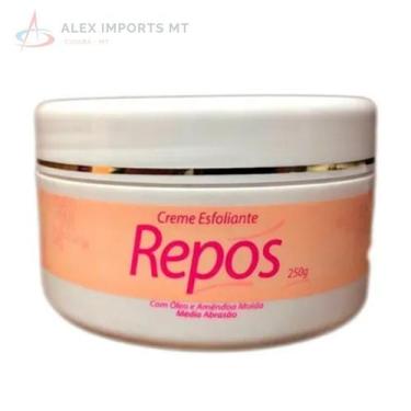 Imagem de Repos Creme Esfoliante Com Óleo E Amêndoas Abrasão 250g - Alex Imports