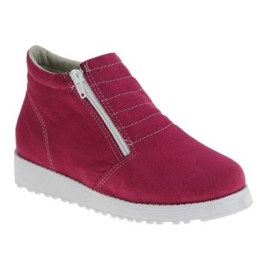 Imagem de Tenis Feminino Tecido Macio Confortável Zipper La Botte, Pink, 38