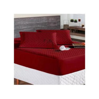 Imagem de Capa Protetor de colchão Box solteiro matelado impermeável - IÉ ENXOVA