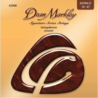 Imagem de ENCORDOAMENTO Para VIOLÃO DEAN MARKLEY VINTAGE BRONZE 0.11 - 2008