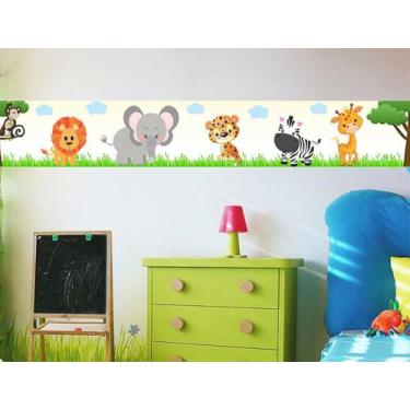 Imagem de Faixa bonder decorativa quarto infantil  jogo 04 peças med.10x100) - A