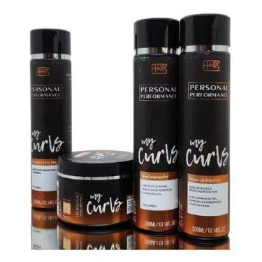 Imagem de Kit Tratamento Cachos Sh, Mas, Cond, Geleia Hairs Company