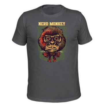 Imagem de Camiseta Plus Size Confortável Malha 30.1 Estampada Nerd monkei - Surp