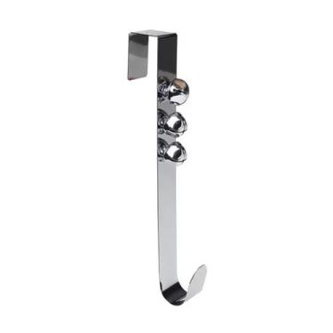Imagem de Suporte de Guirlanda Guizos Prata - 40cm - 1 unidade - Cromus - Rizzo