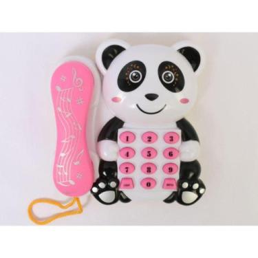 Imagem de Brinquedo urso panda com luzes e música - MOHNISH, Panda rosa