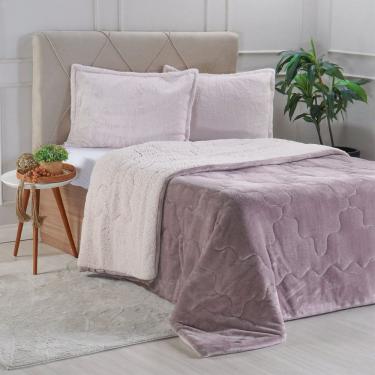 Imagem de Edredom Sherpa King Dupla Face 240x260cm