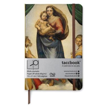 Imagem de Caderno Pautado taccbook Madona Sistina 14x21 Ríg.