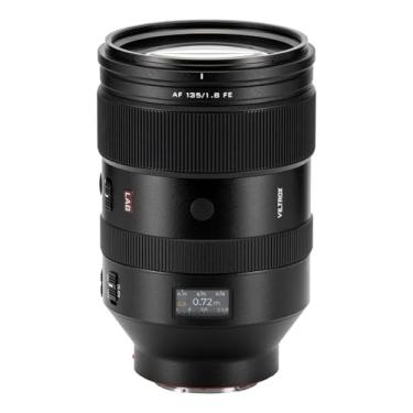 Imagem de VILTROX Lente de quadro completo F1.8 LAB FE de 135 mm, lente retrato profissional de grande abertura para câmeras Sony E-Mount