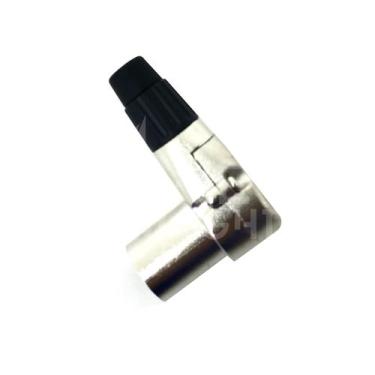 Imagem de Kit Com 10 Plugs Xlr Macho De Linha Em L Hx1066 - HJH