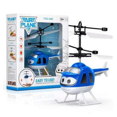 Imagem de Helicóptero Infantil C/ Sensor Luz Mini Drone C/ Controle