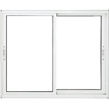 Imagem de Janela SEM GRADE 2 Folhas L25 - Prover Esquadrias, 100x120, Branco