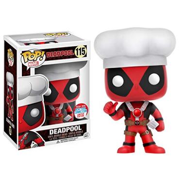 Imagem de Funko Pop Chef Deadpool NYCC 2016 Boneco exclusivo de vinil Bobblehead