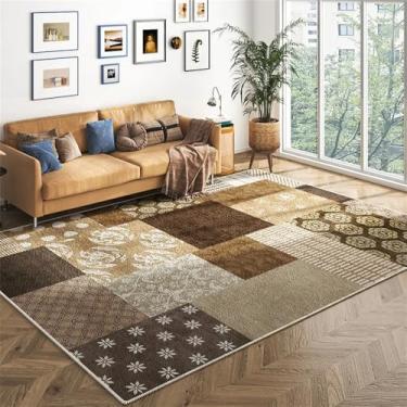 Imagem de HJZSZX Cor combinando estilo étnico decorar sala de estar tapete quarto cabeceira tapete mesa de centro área lazer pelúcia tapete, QH1847, QD, 300x400CM