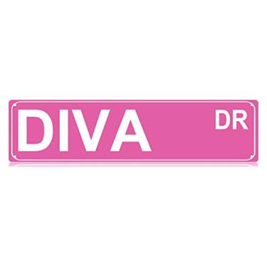 Imagem de Diva Dr Slim Tin Sign Street Funny Metal Sign Wall Decor for Bedroom Farm Home Bar Garage Man Cave Wall Art Gift 10 cm x 40 cm