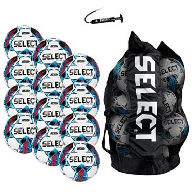 Imagem de SELECT Bola de futebol Blaze DB V22, pacote com 12 bolas com bolsa de bola esportiva e bomba de mão, tamanho 5
