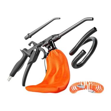 Imagem de KiBcsLic Compressor de Ar, Soprador, Aspirador de Pó, Removedor de Poeira, Computador, Aspirador Industrial, Ferramenta Pneumática para Sucção E de Ar, com Tubo de Mola, Tamanho real