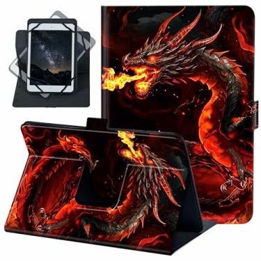 Imagem de ACWDMKH Capa universal para tablet Android 10 de 10,1 polegadas com rotação de 360 graus, capa fólio para iPad 9,7/10,2/10,5/Galaxy Tab 9-10,5 polegadas/Fire HD10 e mais tablet de 9,0 a 10,5