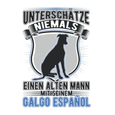 Imagem de Galgo Espanol Tagesplaner: Galgo Español Alter Mann Spanischer Windhund/Kalender 2022 / Wochenplaner Tagesplaner Planer/Planungsbuch To-Do-Liste / 6x9 Zoll / 100 ausfüllbare Seiten