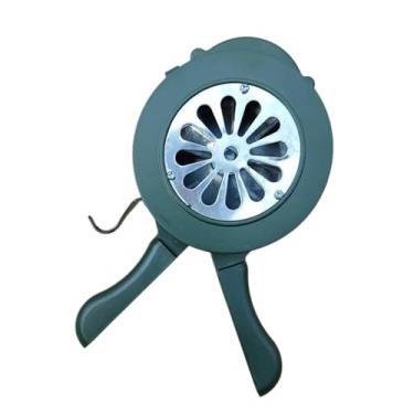 Imagem de KiBcsLic Buzina de alarme de incêndio de manivela alta Alarme de advertência manual para ocasiões industriais Porto público , Verde