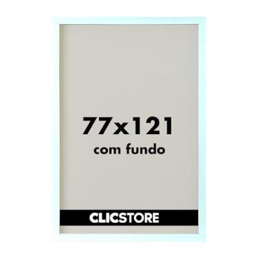 Imagem de Moldura Quadro 77x121 cm Decoração Criativa Quebra Cabeça Puzzle 3000 peças Parede Sala Escritório Game Office sem Vidro (Branco)