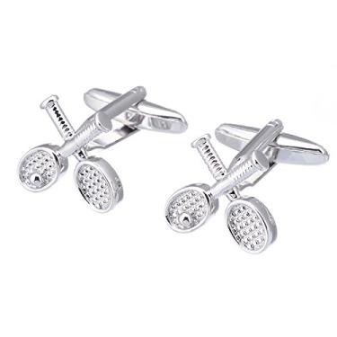 Imagem de Abotoaduras masculinas Salutto Sports Series com caixa de presente