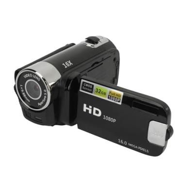 Imagem de Câmera de Vídeo Digital, Câmera Digital 1080P 16MP 2.4 Polegadas Filmadora Com Tela Rotativa Zoom 16X Gravador de Vídeo HD Com Luz de Preenchimento (#11)