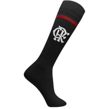 Imagem de MEIÃO DE FUTEBOL INFANTIL  FLAMENGO  - TAM 29 a 33 - Preto - Rikam